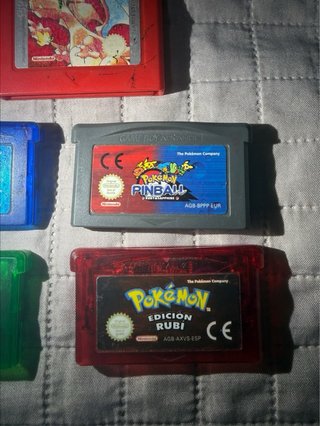 Lote 4 Cartuchos Pokemon Game Boy (GBA)