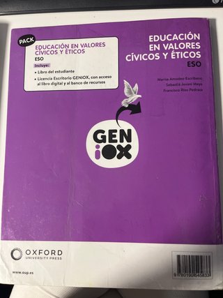 Educación en Valores Cívicos y Éticos ESO. Libr...