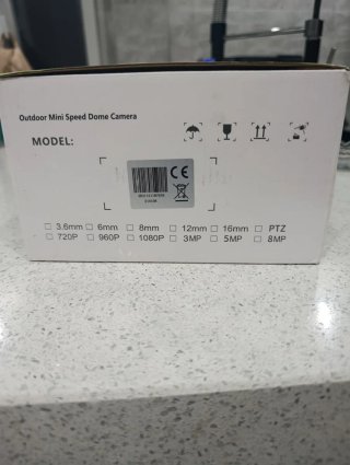 Cámara IP Outdoor Mini Speed Dome