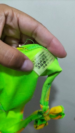 Bikini niña limones talla 7-8 años