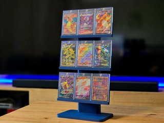Expositor Tarjetas Pokémon Azul