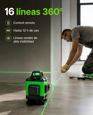 Pack Kit Taladro y Nivel Láser Profesional