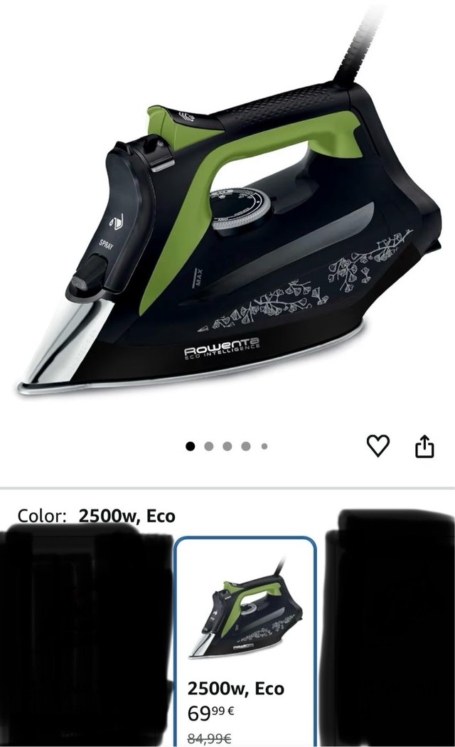 Plancha Rowenta Eco Intelligence