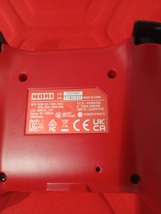 Mando Inalámbrico HORI Nintendo Switch Mario