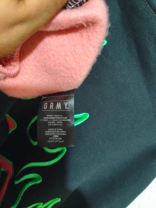 Chaqueta Grimey Rosa y Gris