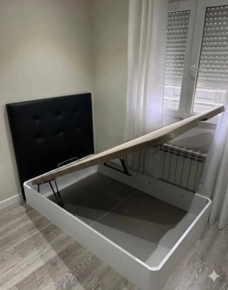 Canape blanco 190x90 + colchon 190x90