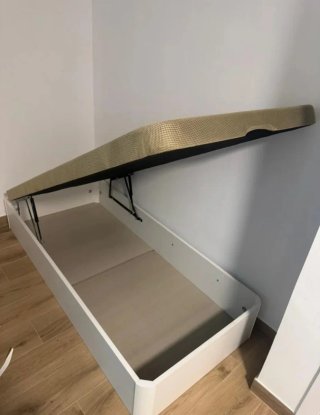 Canape blanco 190x90 + colchon 190x90