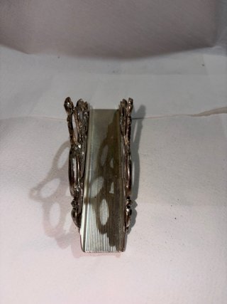 Posa fazzoletti vintage argento