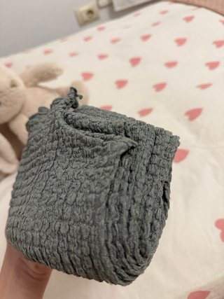 Top Zara gris cuello alto sin mangas