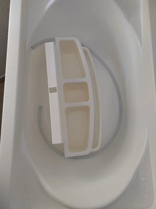 Bañera para bebé con cambiador