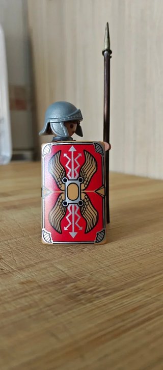 Playmobil Romano con Escudo y Lanza