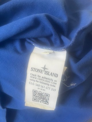 Polo Stone Island Azul