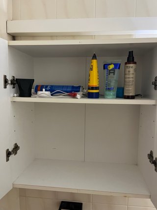 Armario baño grande beige