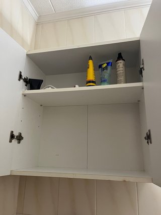 Armario baño grande beige