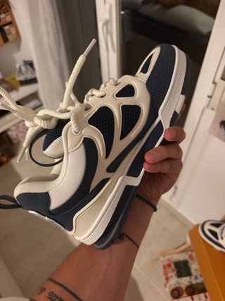 Zapatillas Louis Vuitton Azul y Blanco