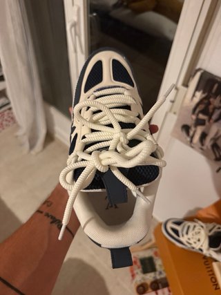Zapatillas Louis Vuitton Azul y Blanco