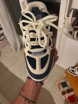Zapatillas Louis Vuitton Azul y Blanco