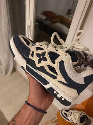 Zapatillas Louis Vuitton Azul y Blanco