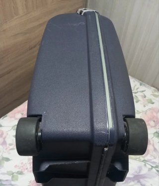 Maleta Samsonite Azul/Gris con Cerradura
