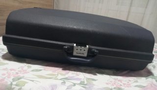 Maleta Samsonite Azul/Gris con Cerradura