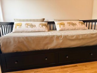 Sofá Cama IKEA HEMNES + 2 Colchones