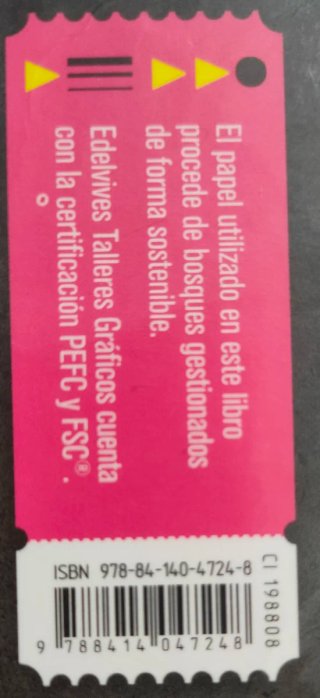 Libro Física y Química 4° Eso, Edelvives
