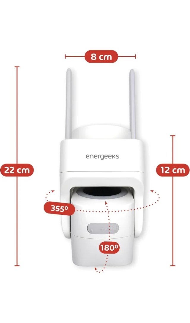 Cámara WiFi Energeeks Defender Pro 4MP