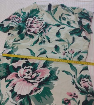 Abito Burberry floreale in seta