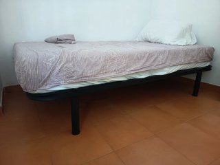 Cama 105cm con somier