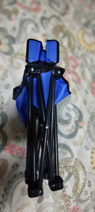 Silla plegable infantil azul