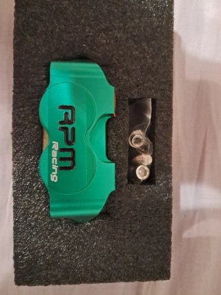 Pinza Freno Rpm Racing Moto Verde