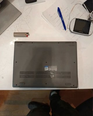 Portatile Lenovo Argento e Nero
