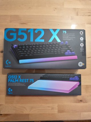 Teclado Logitech G512 X 75 + Reposamuñecas