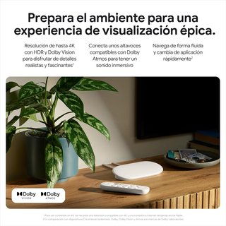 Google TV Streamer 4K entretenimiento HDR
