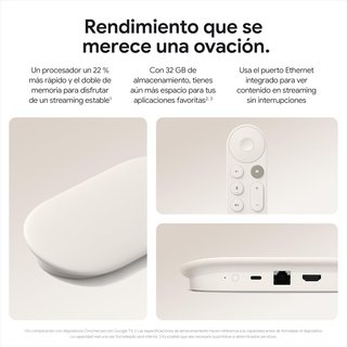 Google TV Streamer 4K entretenimiento HDR