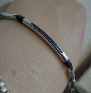 Bracciale Zanca con spinelli neri