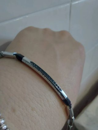 Bracciale Zanca con spinelli neri