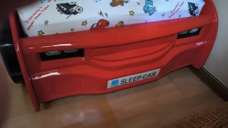 Cama infantil coche de carreras