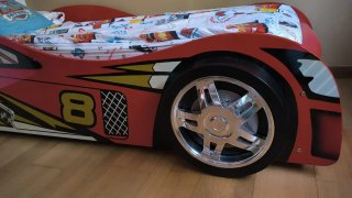 Cama infantil coche de carreras