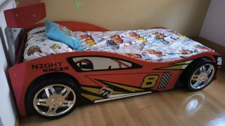 Cama infantil coche de carreras