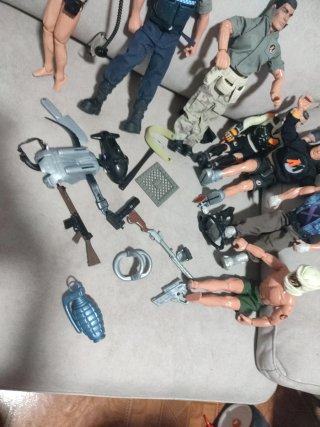 Muñecos de action man con accesorios
