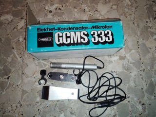 Micrófono Grundig GCMS 333 Vintage