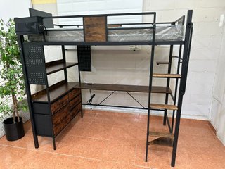 Litera juvenil con escritorio