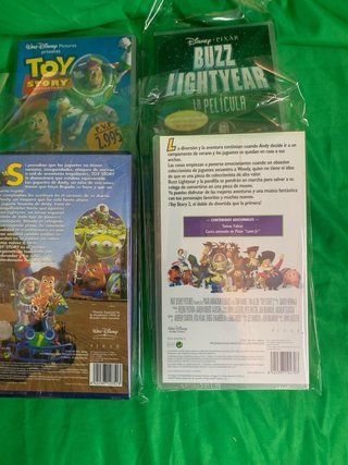 VHS Toy Story 1 y 2 Disney Pixar Español