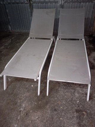 2 Hamacas de Tela y Metal