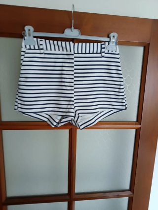 Pantaloncino H&M righe blu e bianche