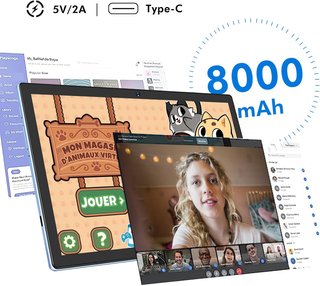 Tablet AOCWEI 10.1" Android 13 5G con tastiera