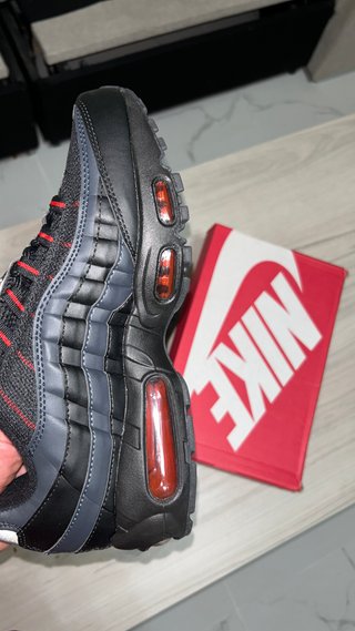 Nike Air Max 95 Zapatillas Negras Rojas