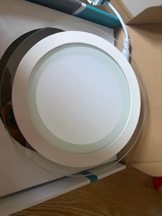 Panel LED Redondo Cristal 18W