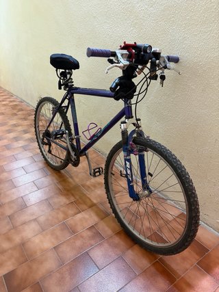 Bicicleta Montaña Urbana Morada